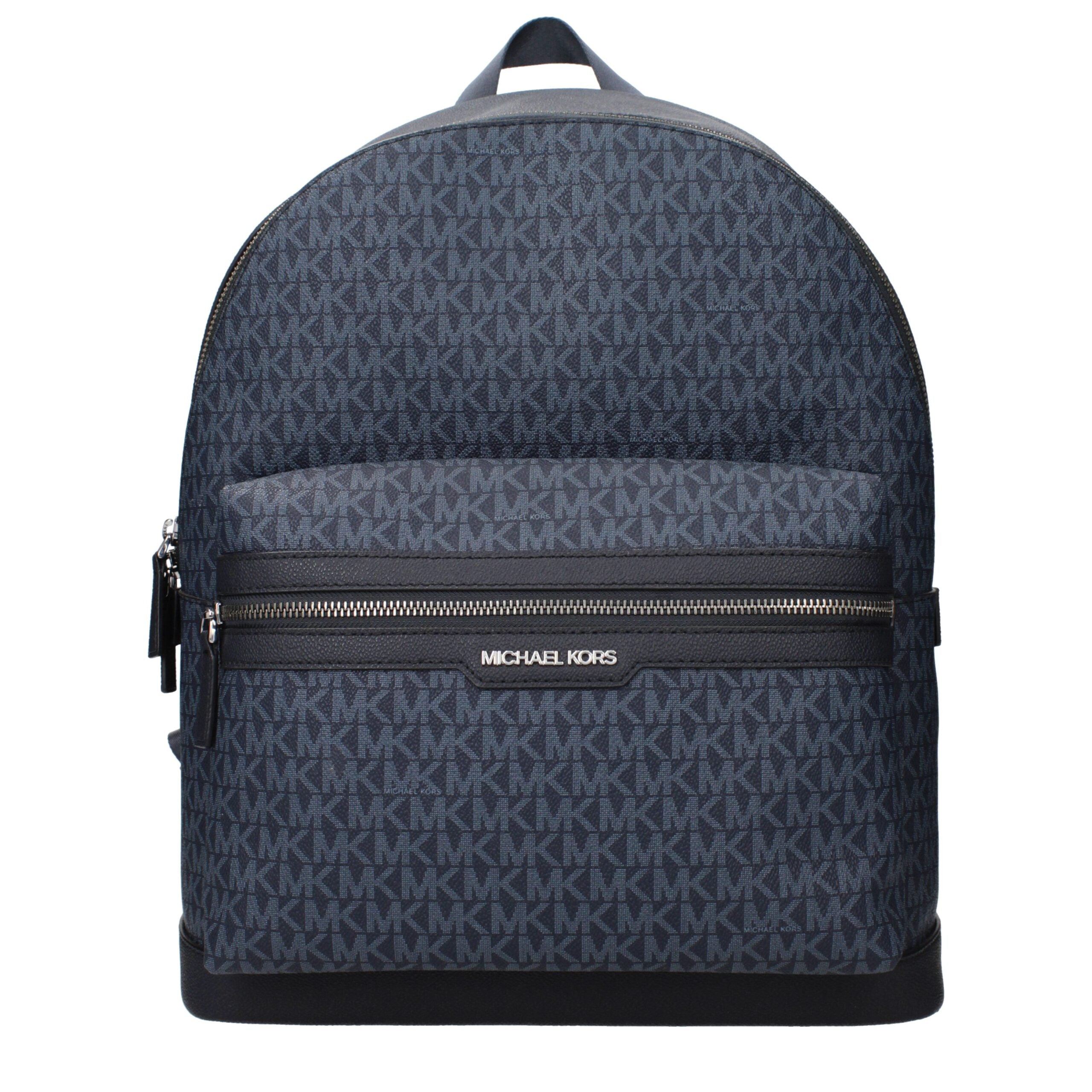 Blauer Stoffrucksack