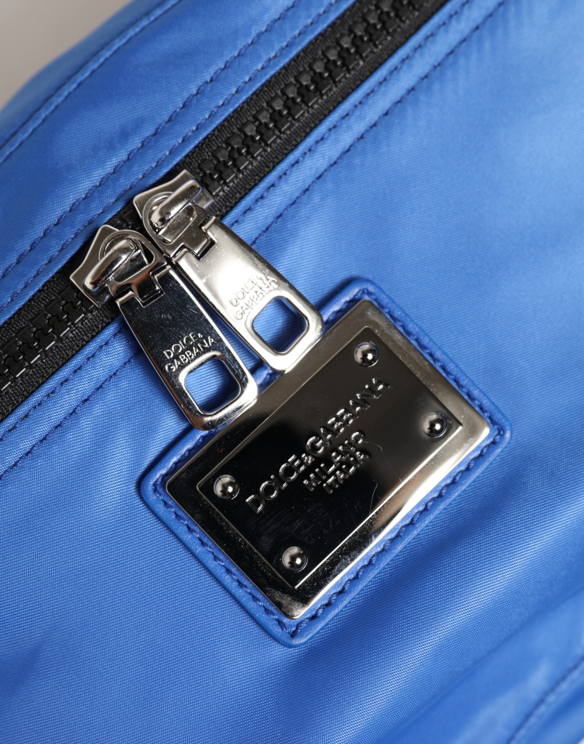 Blauer Logo-Plakette Nylon-Taillen-Gürteltasche Herren Borse Bag