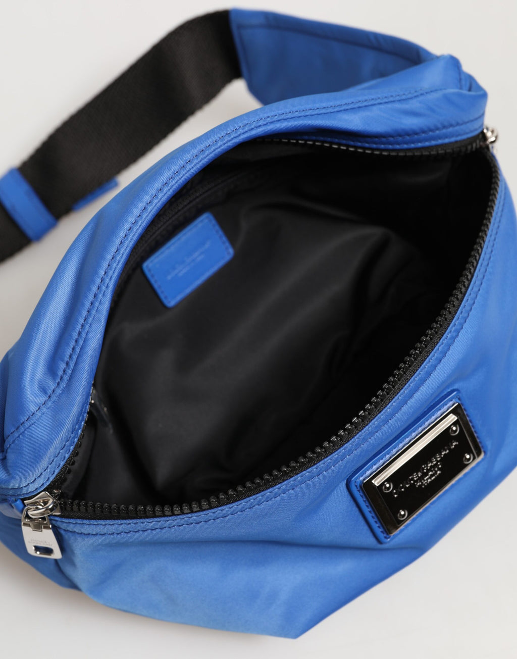 Blauer Logo-Plakette Nylon-Taillen-Gürteltasche Herren Borse Bag