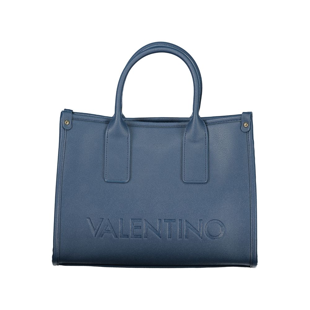 Handtasche aus blauem Polyethylen