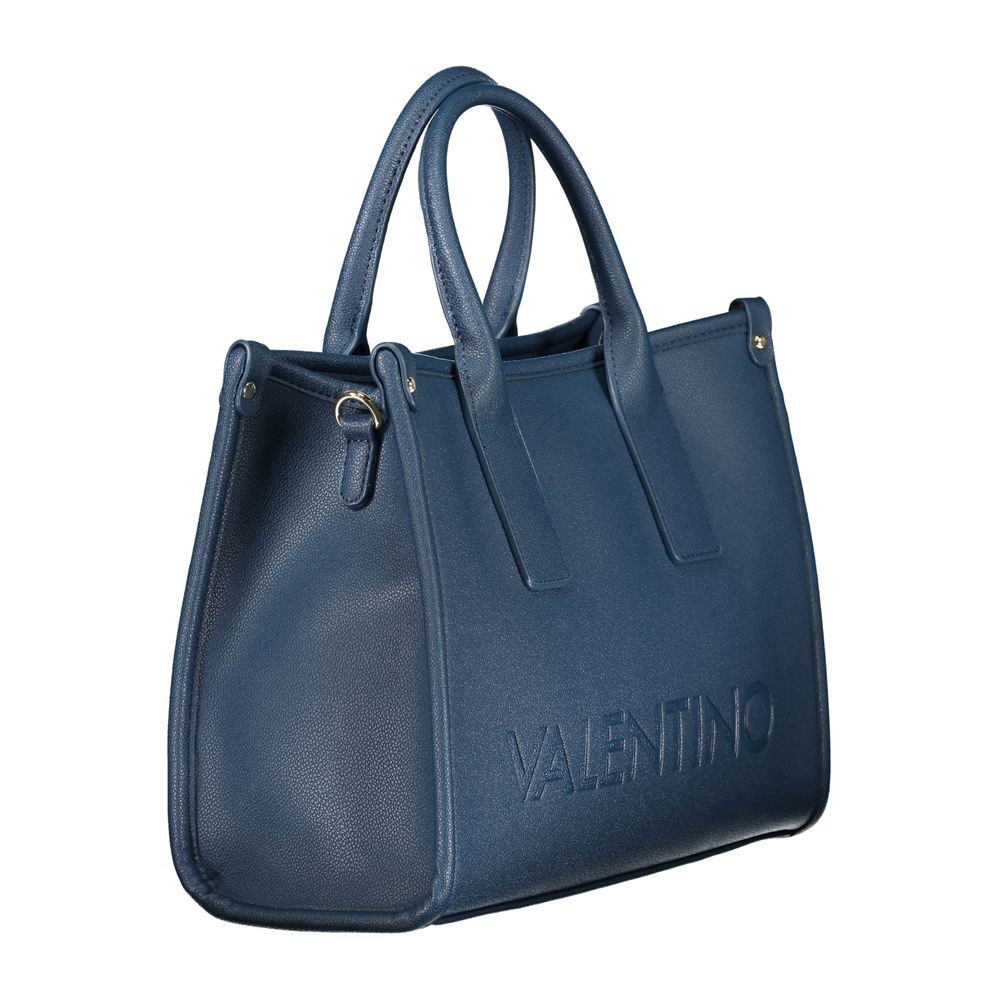 Handtasche aus blauem Polyethylen