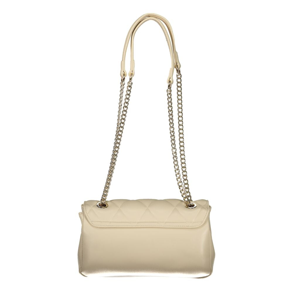 Beige Polyethylen-Handtasche
