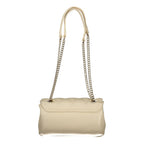 Beige Polyethylen-Handtasche