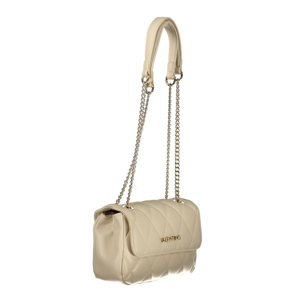 Beige Polyethylen-Handtasche