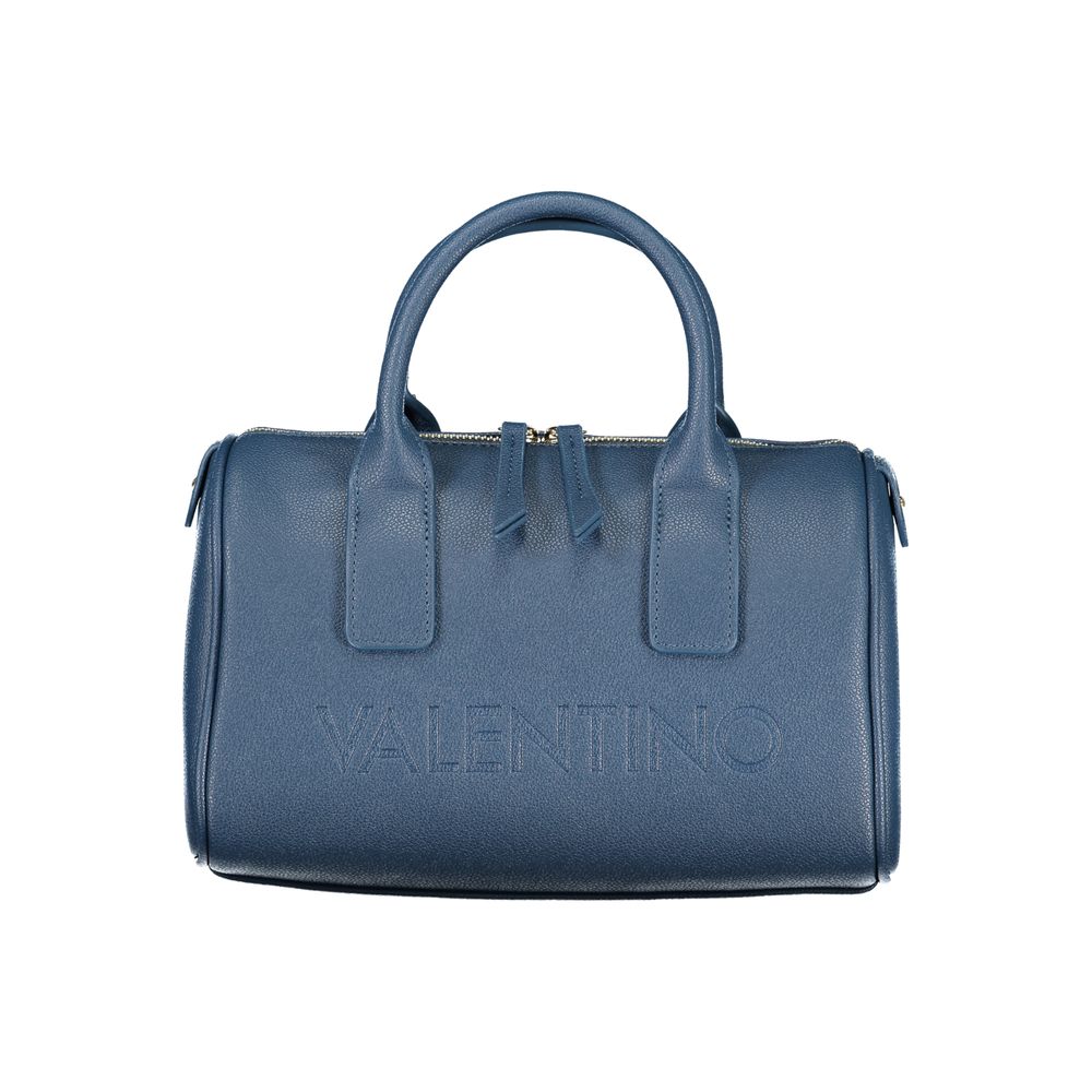 Handtasche aus blauem Polyethylen
