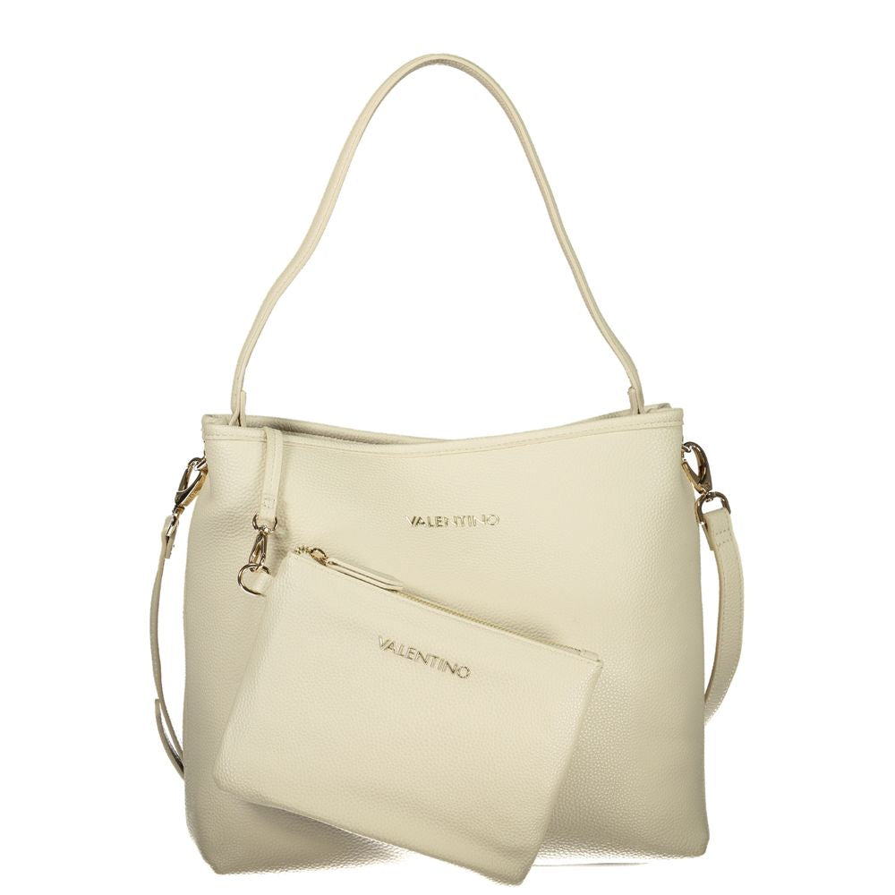 Beige Polyethylen-Handtasche