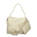 Beige Polyethylen-Handtasche