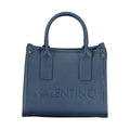 Handtasche aus blauem Polyethylen
