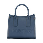 Handtasche aus blauem Polyethylen