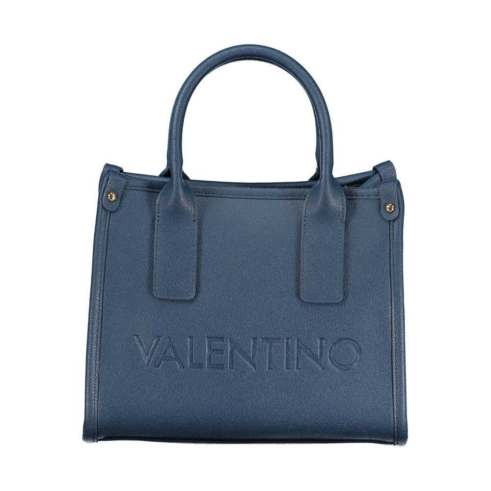 Handtasche aus blauem Polyethylen