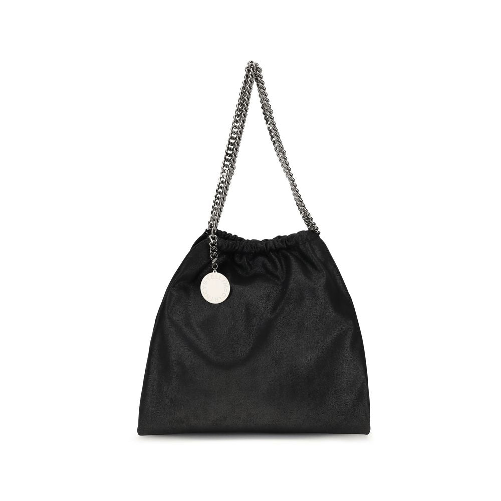Schwarze Polyester Schultertasche