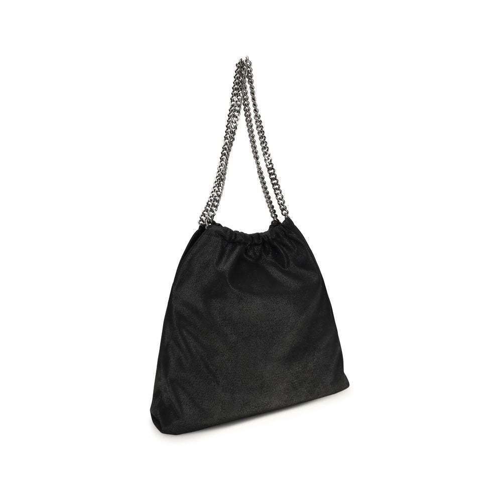 Schwarze Polyester Schultertasche