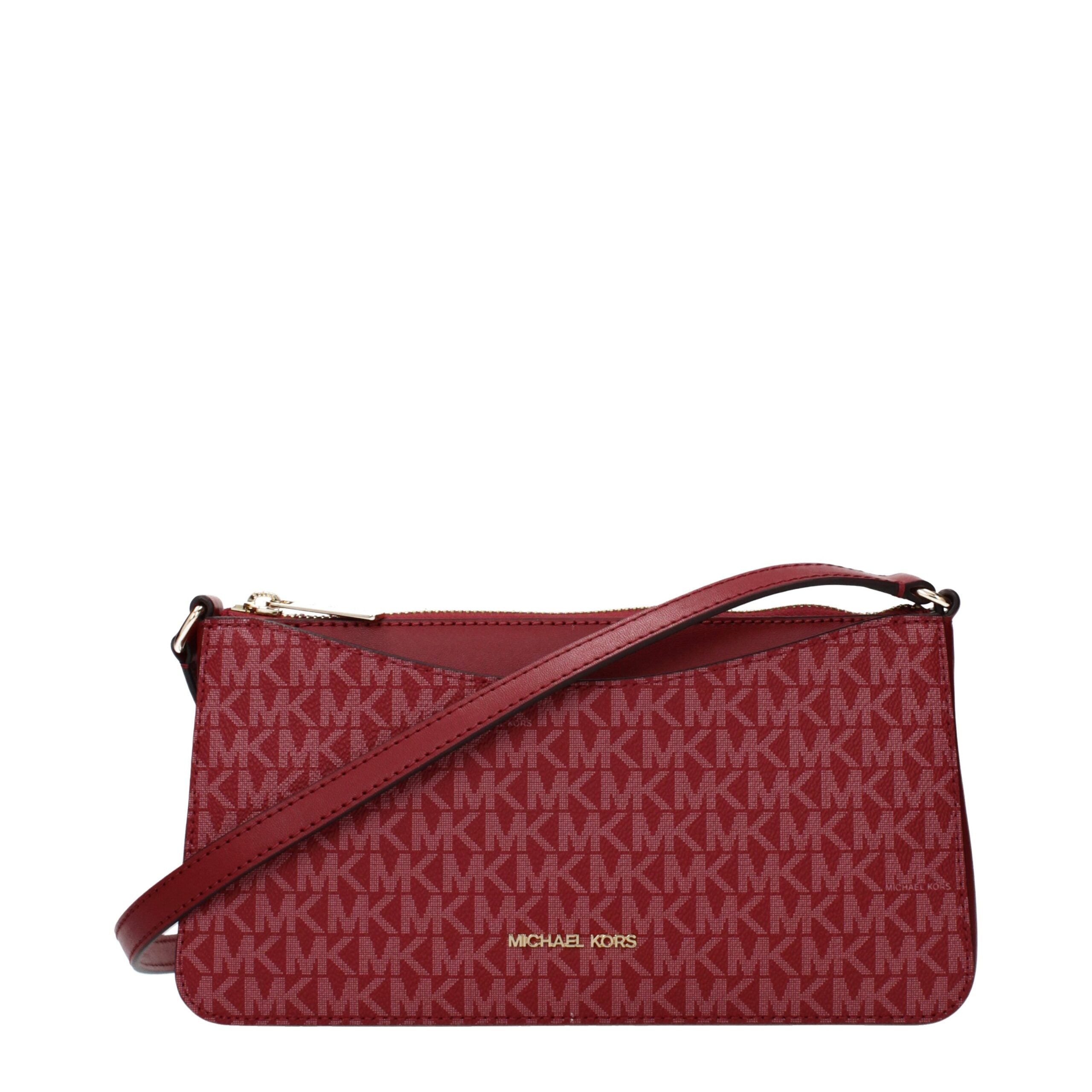 Rote Stoff-Crossbody-Tasche