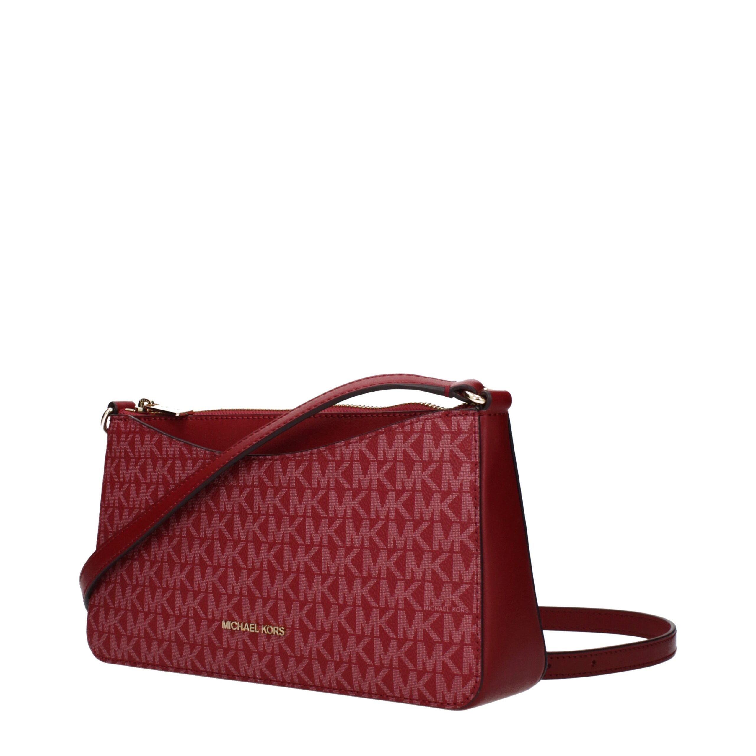Rote Stoff-Crossbody-Tasche