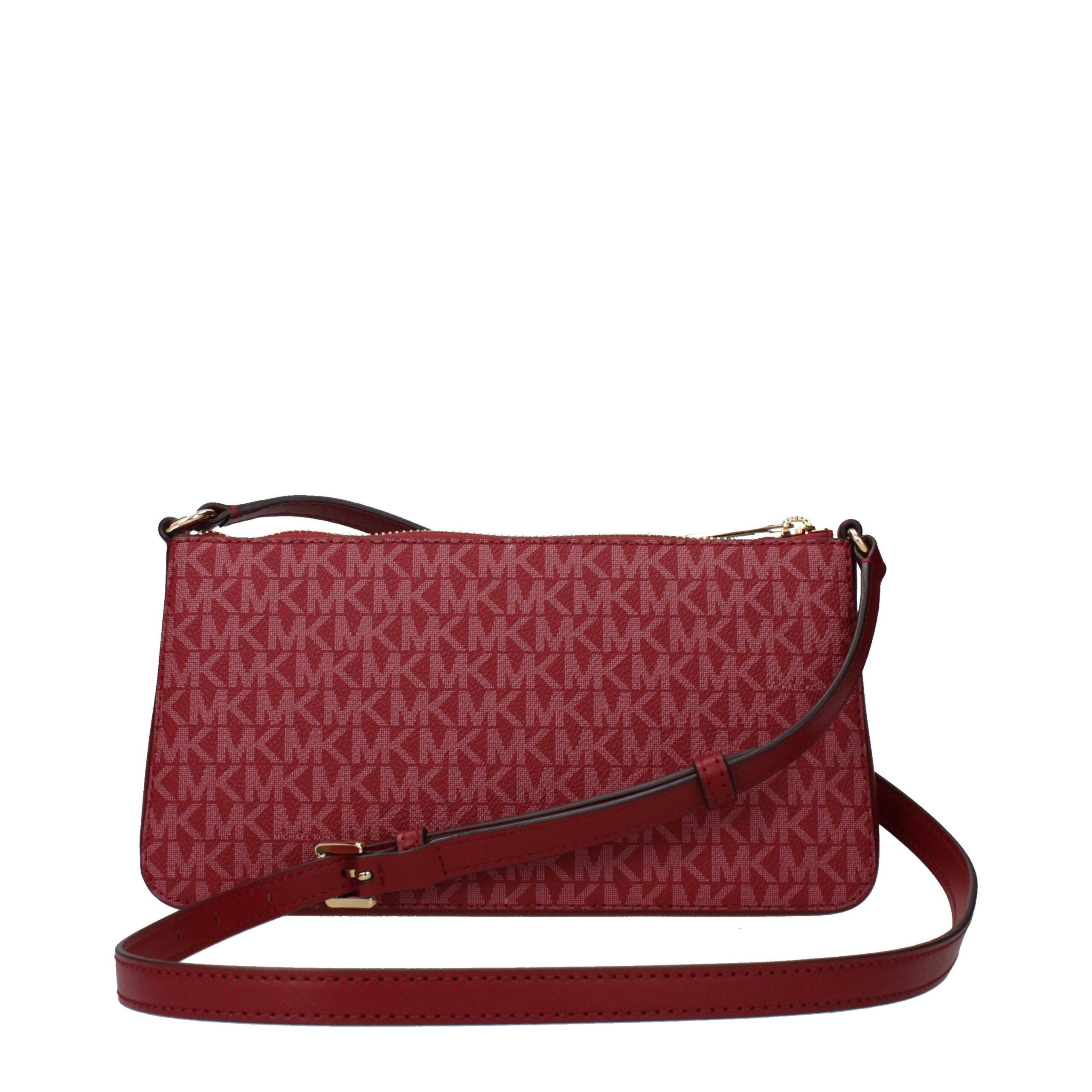 Rote Stoff-Crossbody-Tasche